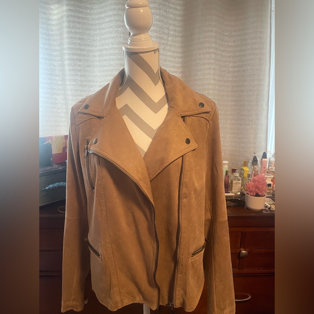 Kut from the Kloth Tan Suede Jacket